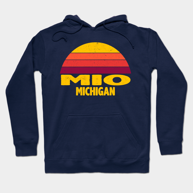 Vintage Retro MIO MICHIGAN Mio Michigan Hoodie TeePublic